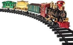 ChooChoo Super Classical Toy Train Royal Train Model,Battery Operated,Emits Real Smoke with Light & Sound Track Set for Kids of 4+