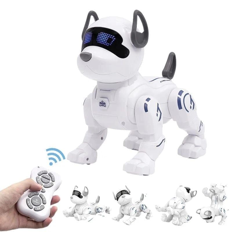 Relizaa Robot Dog for Kids, Remote Control Robot Rechargeable Programing Stunt Robo Dog with Sing, Dance, Touch Function, Robotic Dog Toy for Boys Ages 5+ Birthday Gifts, Red(Stunt Dog Pet Red)