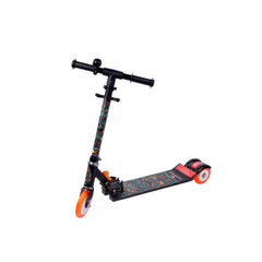 Brats & Cuties Road Runner Alpha MS Scooter for Kids of 3 to 14 Years Skating Kids Kick Scooters with Ting Ting Bell - Weight Capacity utpo 35Kgs (Black)