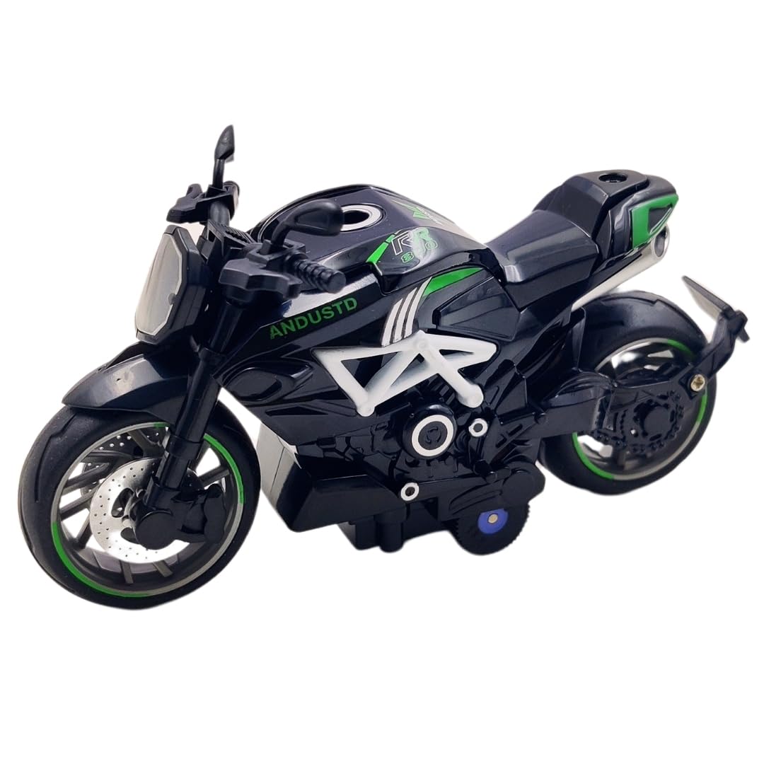 PLUSPOINT Diecast Motorcycle Toy Bike Scale Model Pull Back Vehicles Alloy Simulation Superbike Alloy Tank, Look Alike Models Also for Car Dashboard, Kids, Adult